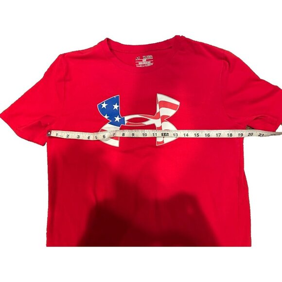 Under Armour Youth XL Freedom Shirt Red/White/Blue July 4th Americana - Picture 4 of 5